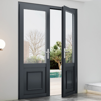 kopen Customized Design Aluminium Franse Casement Glass Door voor geavanceerde productiefaciliteit online manufacture