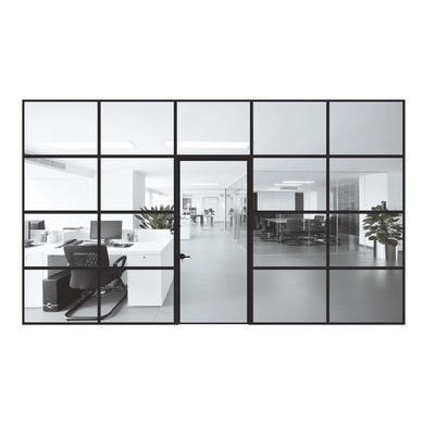 kopen 35 dB geluidsisolatie coëfficiënt glazen schuifdeuren voor geavanceerde productiefaciliteiten online manufacture