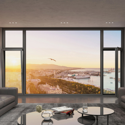 kopen 14-laag afdichting drievoudig geglazuurde aluminium ramen voor Custom Design Villa Glas ramen online manufacture