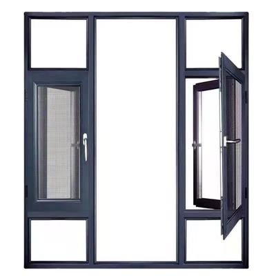 kopen Folding Screen Project Aluminium Casement Windows met Europese standaard veiligheidsopening online manufacture