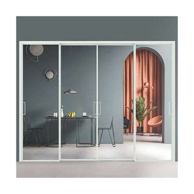 kopen Rollend trekken van aluminium schuifglas deur voor gemoderniseerde smalle frame binnen douches online manufacture