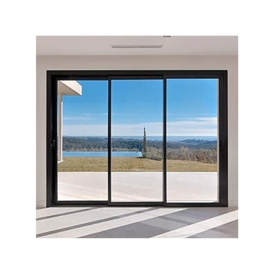 kopen Optioneel kleur Thermal Break Double Tempered Security Aluminium Glass Schuifdeur 10% korting online manufacture