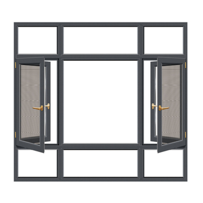 kopen Eenvoudig ontwerp Europese stijl commerciële aluminium waterdichte bekleding ramen voor de slaapkamer online manufacture