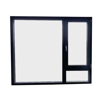 kopen Glas op maat Zwarte gebroken brug Aluminium ruiten met opvouwbaar scherm op zijn best online manufacture