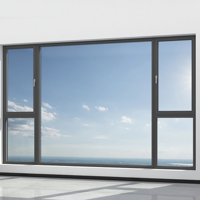 kopen Custom Production Commercial Aluminium Glass Casement Windows met geluidsdichte functie online manufacture