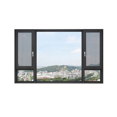 kopen Horizontaal openingspatroon Moderne stijl Waterdicht Aluminium Frame Glas Casement Windows online manufacture
