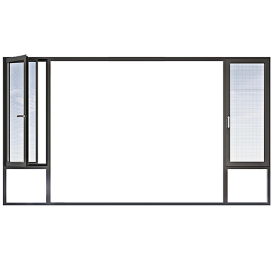 kopen American Design House Project Dubbelglazen Balkon Aluminium Casement Vensters voor Huizen online manufacture