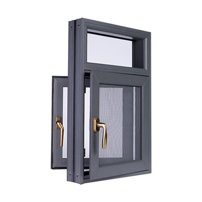 kopen Dubbel geïsoleerd gehard glas aluminium ruit venster voor horizontaal openingspatroon online manufacture