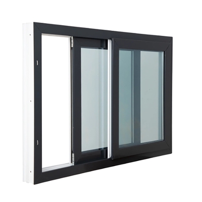 kopen Energie-geluidsdicht Dubbelglazuurgehard glas Aluminiumprofiel Tilt en draai venster online manufacture