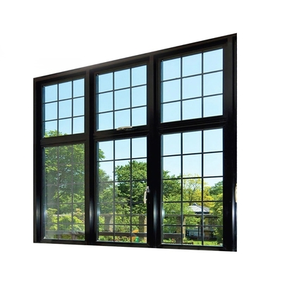 kopen Venster met grillontwerp en gehard glas 8-weg afdichting gebroken brug aluminiumprofiel online manufacture