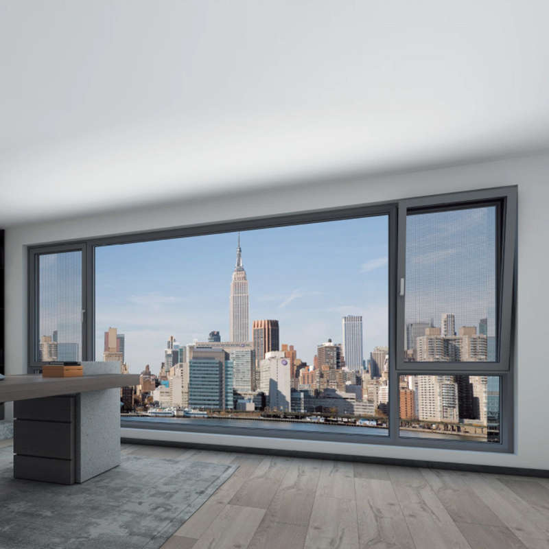304 roestvrij staal mesh screen Windows voor gelast aluminium legering thermische breuk ramen