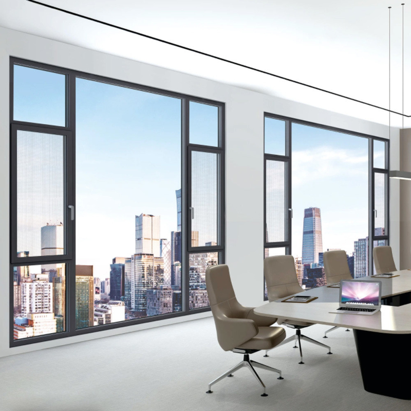 304 roestvrij staal mesh screen Windows voor gelast aluminium legering thermische breuk ramen