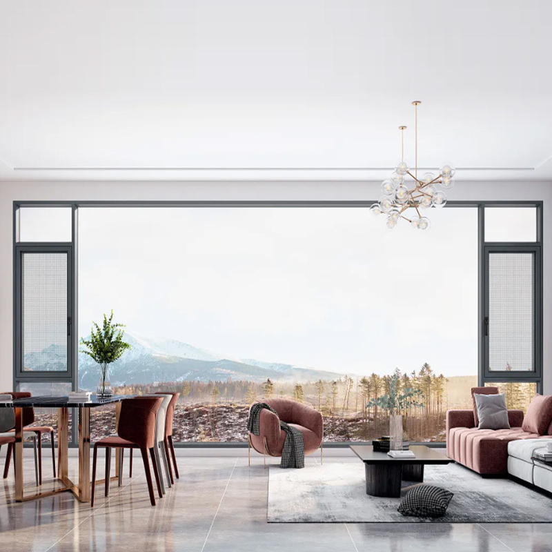 SKATE Original Hardware Broken Bridge Aluminium Profile Casement Windows voor Producten
