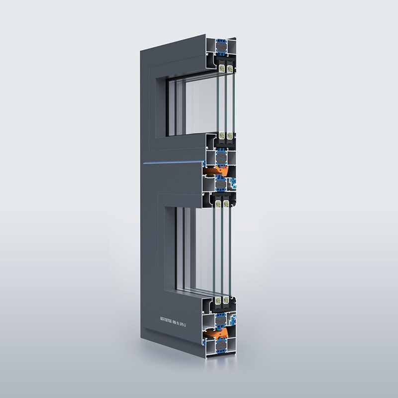 Moderne woning villa aluminium ramen en deuren met warmte-isolatie coëfficiënt ≤2.1