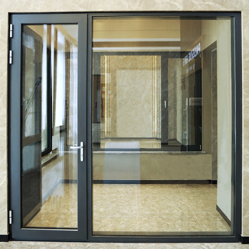 Thermal Break Aluminium glazen deuren voor Villa Huis Push and Pull Opening Upgrade