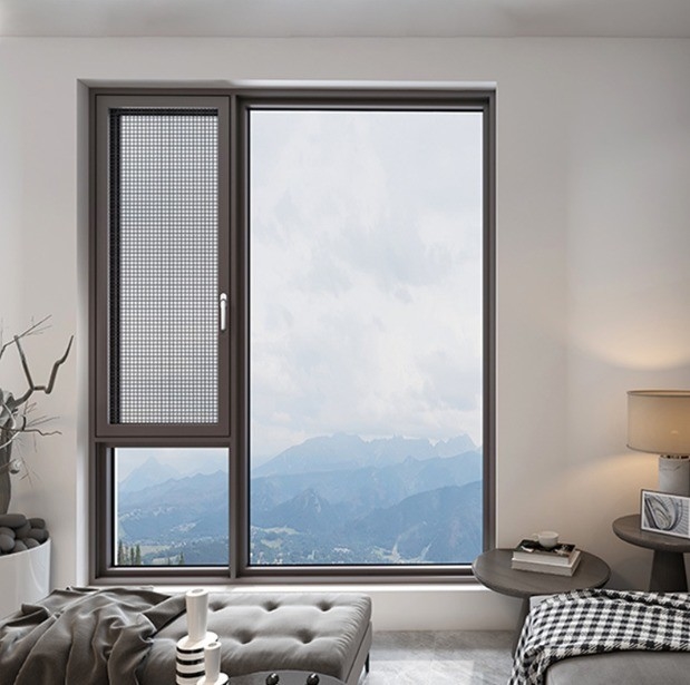 8 kanten afdichting aluminium geïsoleerde kasten ramen voor villa slaapkamer ontworpen door experts