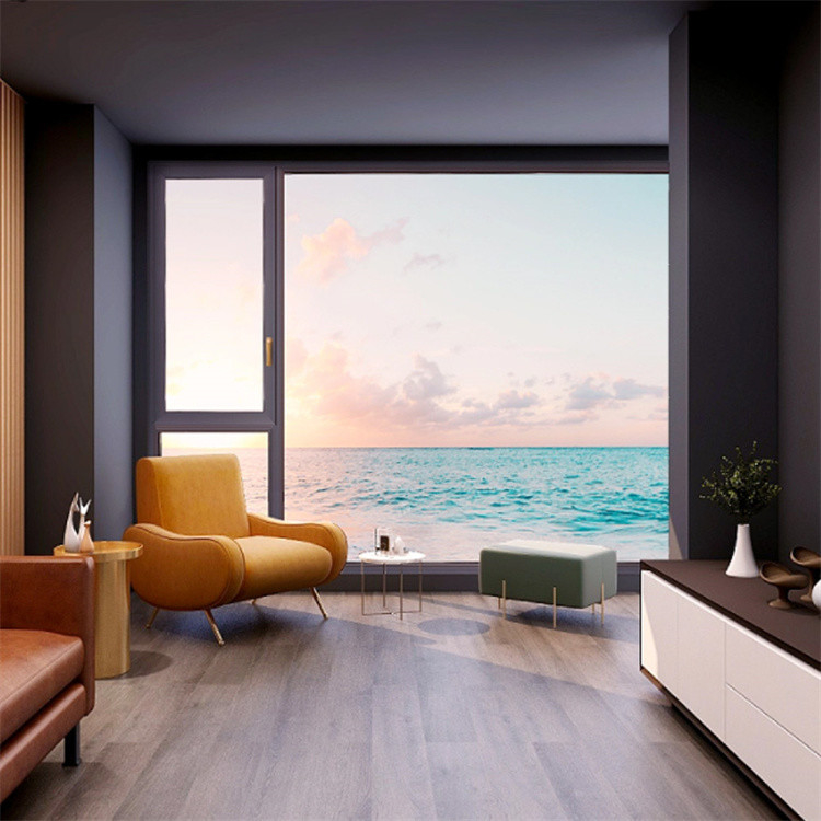 70S R & D Design Luxe Villa Aluminium Tilt And Turn Window met Triplex Glass Upgrade