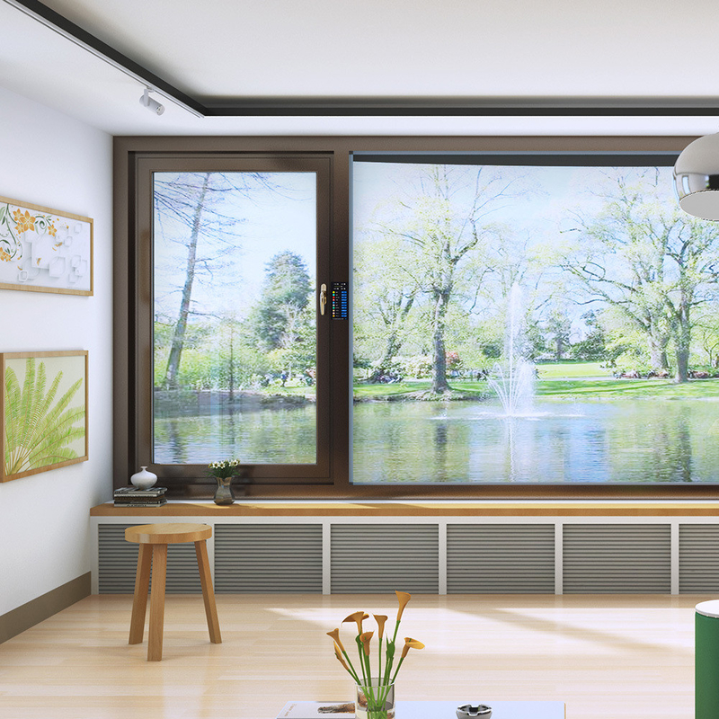 76 mm raam Aluminium wanddikte 1,8 mm Smart Voice Windows Mobile Control Window