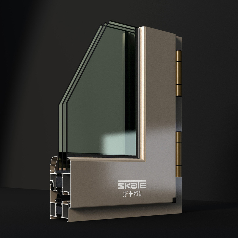 1.4 mm Aluminium Wanddikte Swing Open Frans raam voor Custom Design Requirements