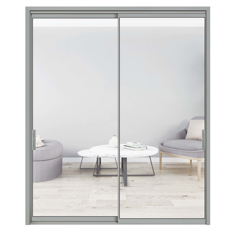 Commerciële glazen deuren met een warmte-isolatiecoëfficiënt van ≤ 2,1 van aluminium schuifdeuren