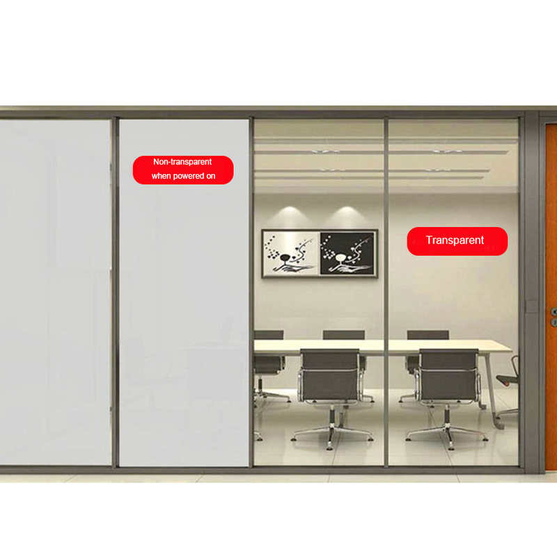 End Verlichtingstechnologie Flat Switchable Electric PDLC Glass voor ramen en deuren