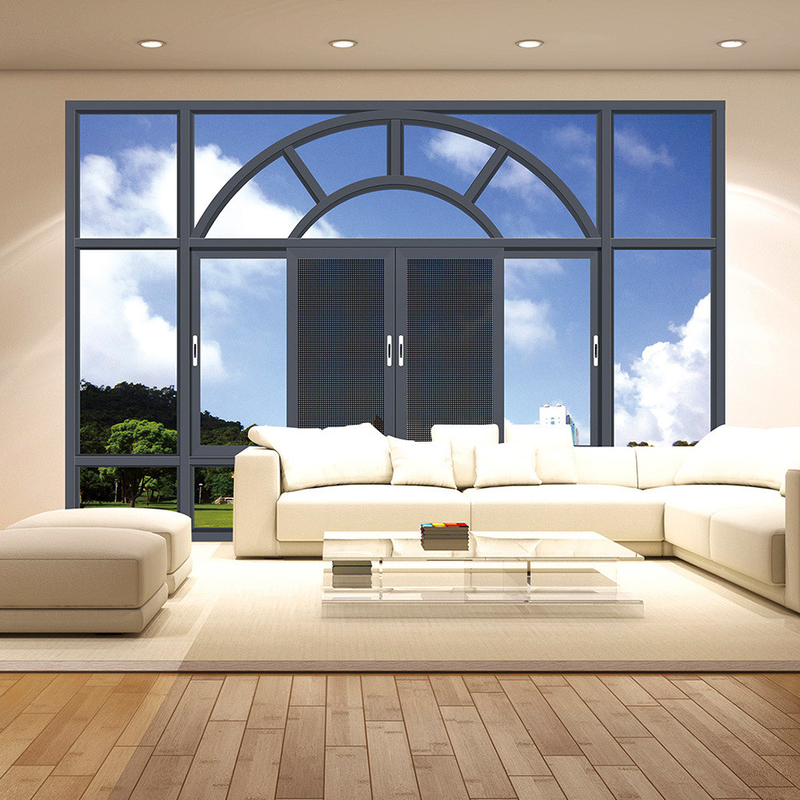 Moderne SKATE 86 schommelend kasement venster voor Villa House binnen Modern Design Style