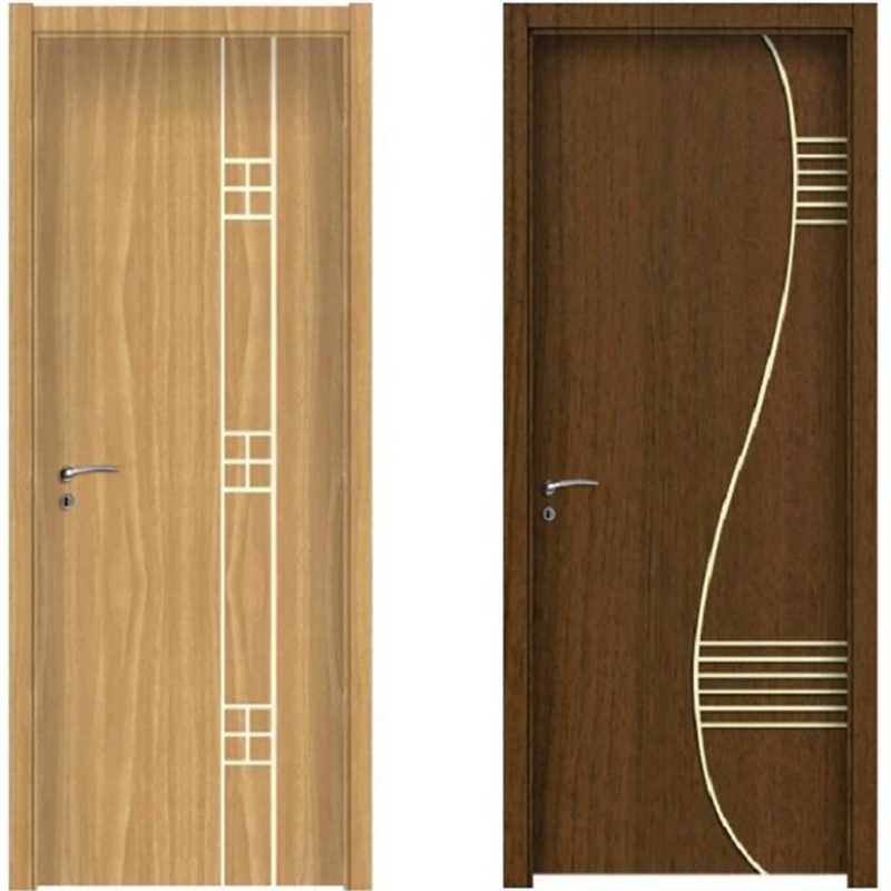 70mm breedte nieuwste ontwerpen foto's paneel interieur kamer UPVC PVC bekleding deuren