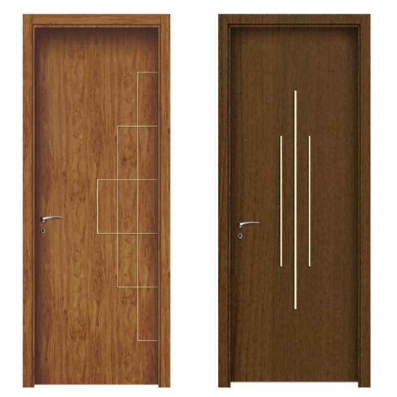 Roestvrij staal slaapkamer UPVC PVC Casement deur voor moderne eenvoudige interieur