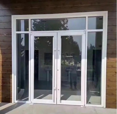 Moderne ontwerp Groot staal Hoofdmateriaal Aluminium legering Frame Spring Door voor Voordeel