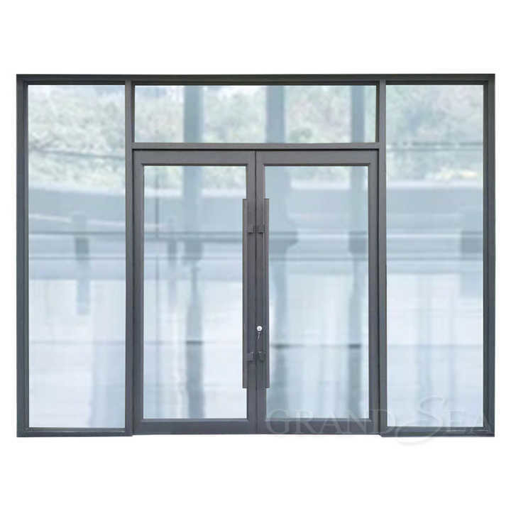 Ontwerp Finished Aluminium Spring Commercial Door op Good for Push and Pull Opening Method
