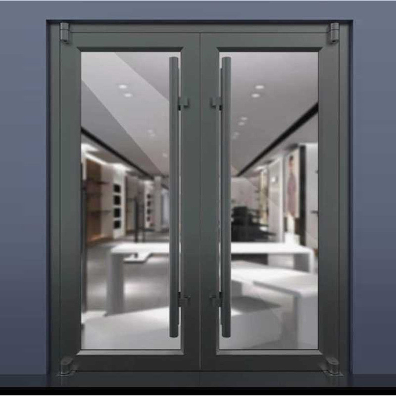 Ontwerp Finished Aluminium Spring Commercial Door op Good for Push and Pull Opening Method