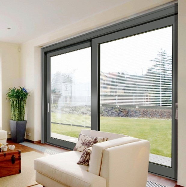 70 mm raambreedte Aluminium lift en glijdeur met optie voor triplex glas
