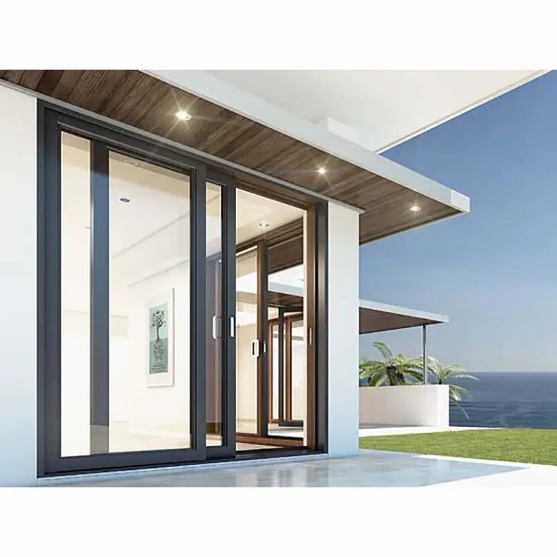 70 mm raambreedte Aluminium lift en glijdeur met optie voor triplex glas