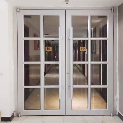 Aluminium thermische springglas deur in moderne kleur voor energiebesparende badkamer