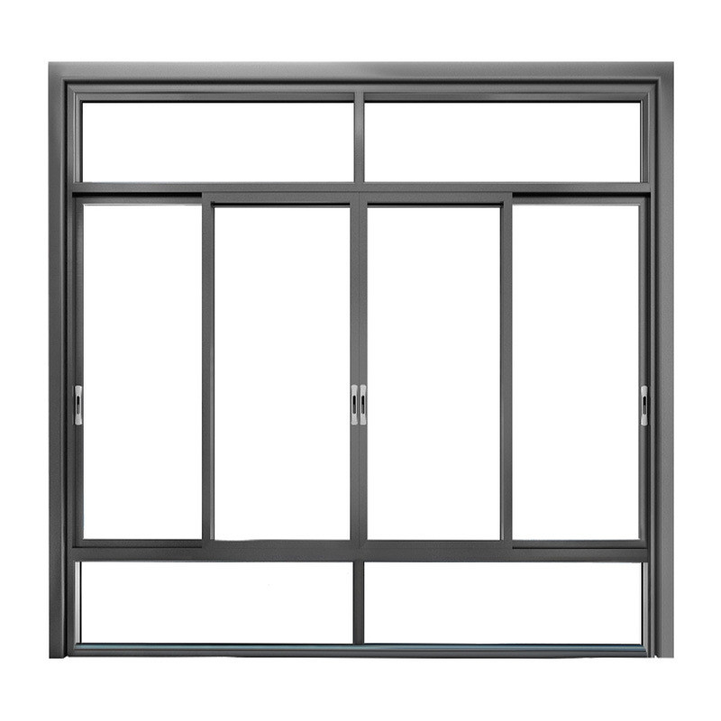 R & D Ontwerp hangende gordijnen Aluminium ramen voor veranda's schuif/til en draai open