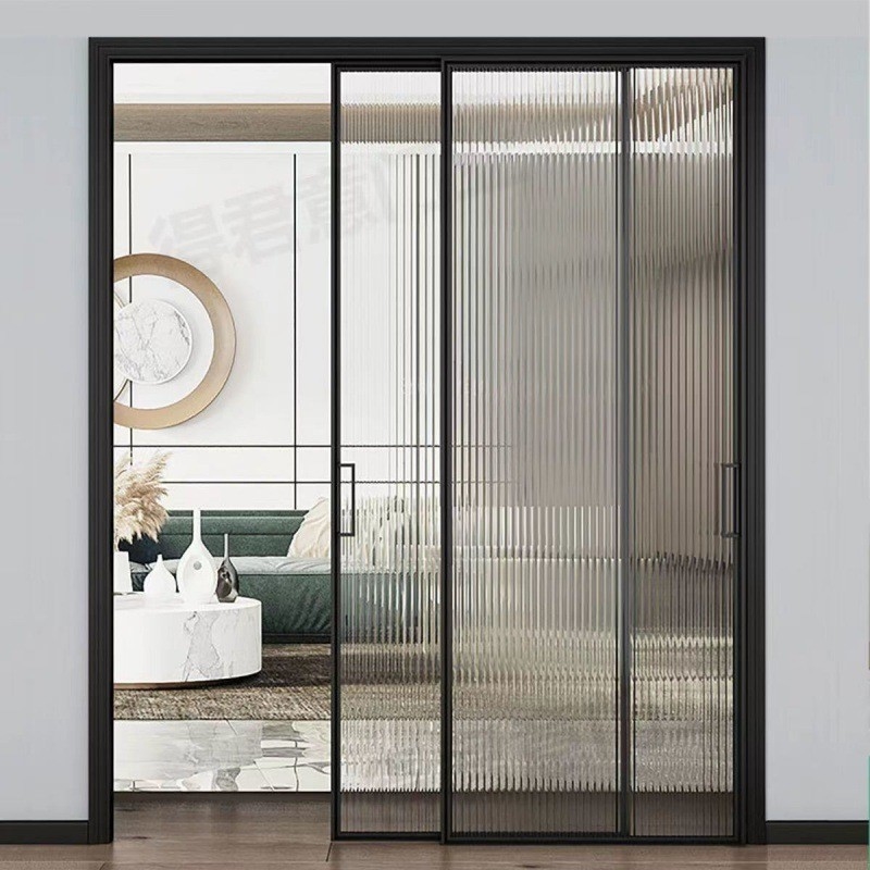 Moderne design aluminium liften schuifdeuren met 1,4 mm wanddikte en dubbel glas