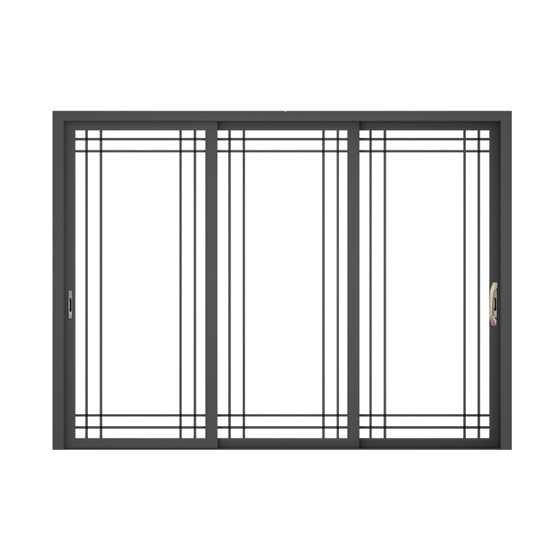Stainless Steel Screen Netting Tempered Glass Entrance Window Door voor geluidsisolatie