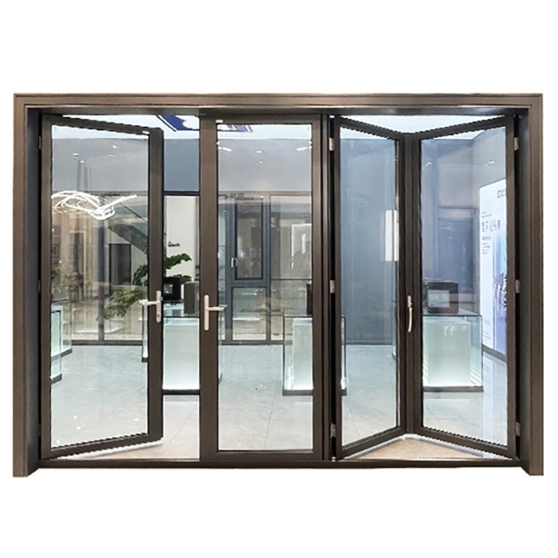 Villa Main Entry Modern Design 1.4mm Aluminium Swing Casement Glasdeur voor Home Office