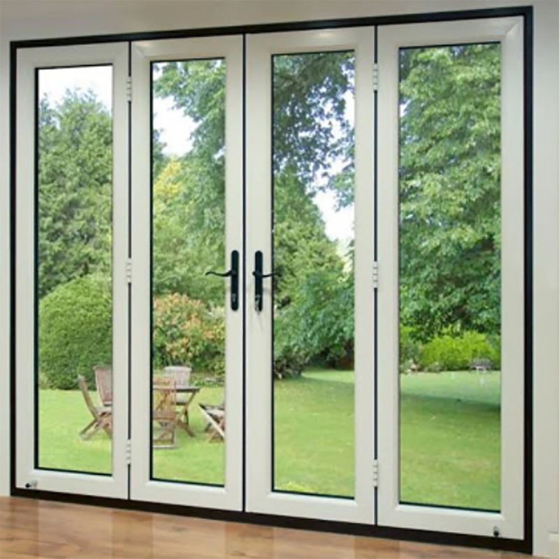 Villa Main Entry Modern Design 1.4mm Aluminium Swing Casement Glasdeur voor Home Office