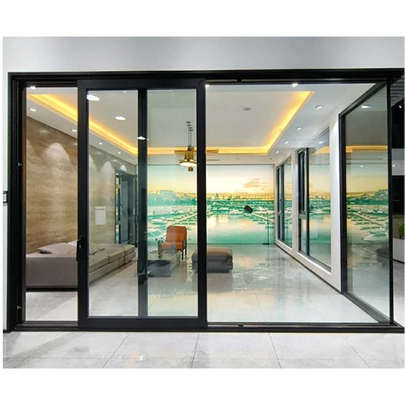 Schuifdeur met duurzame lift en spectaculaire prestaties in aluminium legering