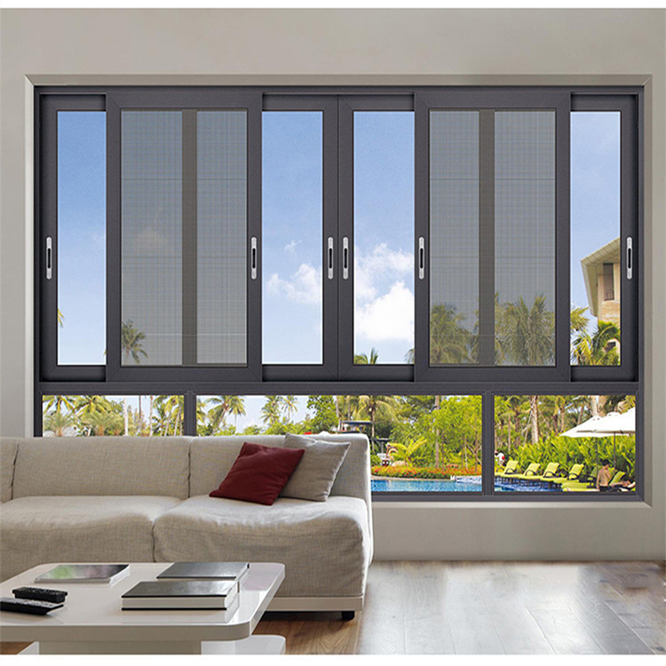 Aanpasbaar 8-Way Seal Aluminium Schuifvensters Perfect voor Home Decoratie Projecten