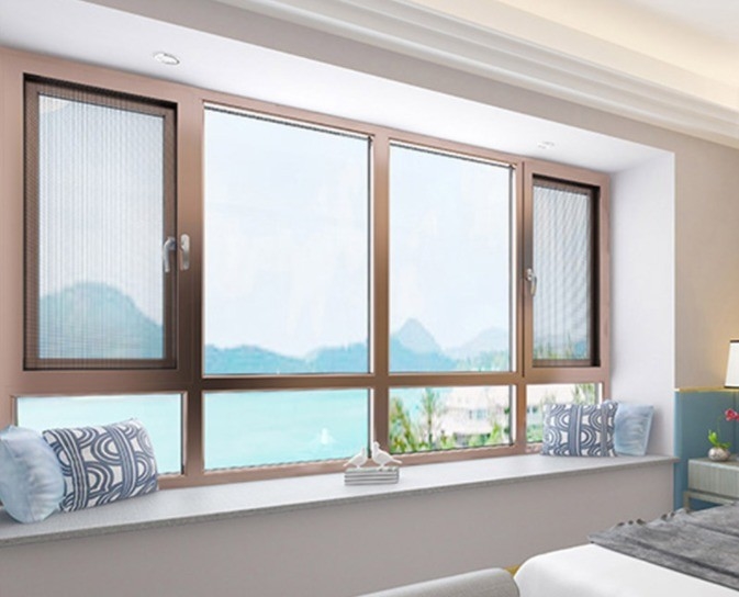 Niveau 6 Waterdichtheid Aluminium Horizontale open behuizingsruimte Vensters voor opvouwbaar scherm