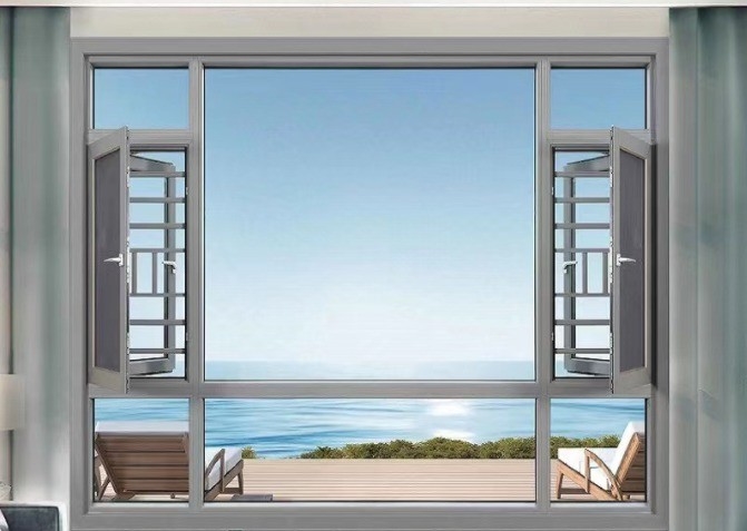 Niveau 6 Waterdichtheid Aluminium Horizontale open behuizingsruimte Vensters voor opvouwbaar scherm