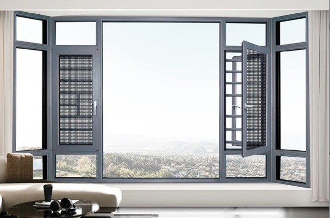 Niveau 6 Waterdichtheid Aluminium Horizontale open behuizingsruimte Vensters voor opvouwbaar scherm