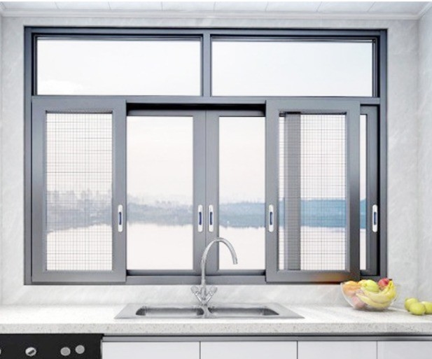 Modern ontwerp luchtdichtheid niveau 8 Huis Aluminium glas schuiframen tegen betaalbare prijzen