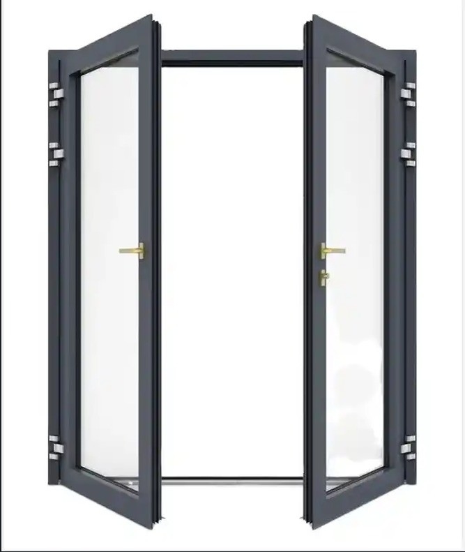 Minimalistisch ontwerp waterdicht aluminium legering Casement deuren voor swing opening methode
