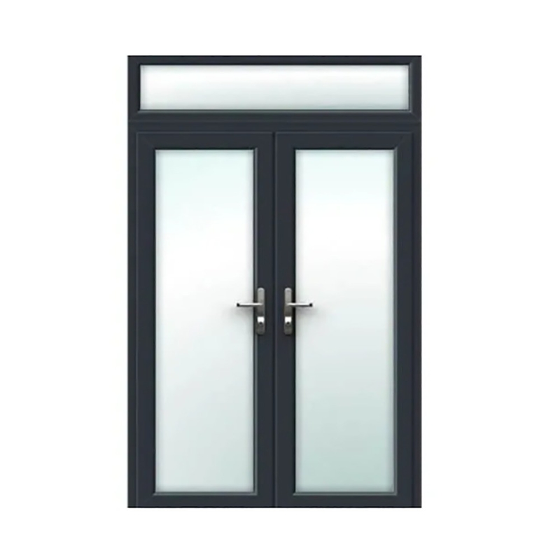 Stoot en trek Openingsmethode SKATE Standard Slim Luxury Zwarte Kleur Villa Huis Aluminium Casement Glasdeuren