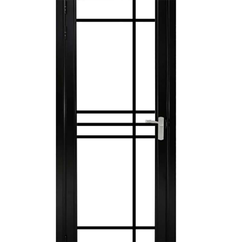 Stoot en trek Openingsmethode SKATE Standard Slim Luxury Zwarte Kleur Villa Huis Aluminium Casement Glasdeuren