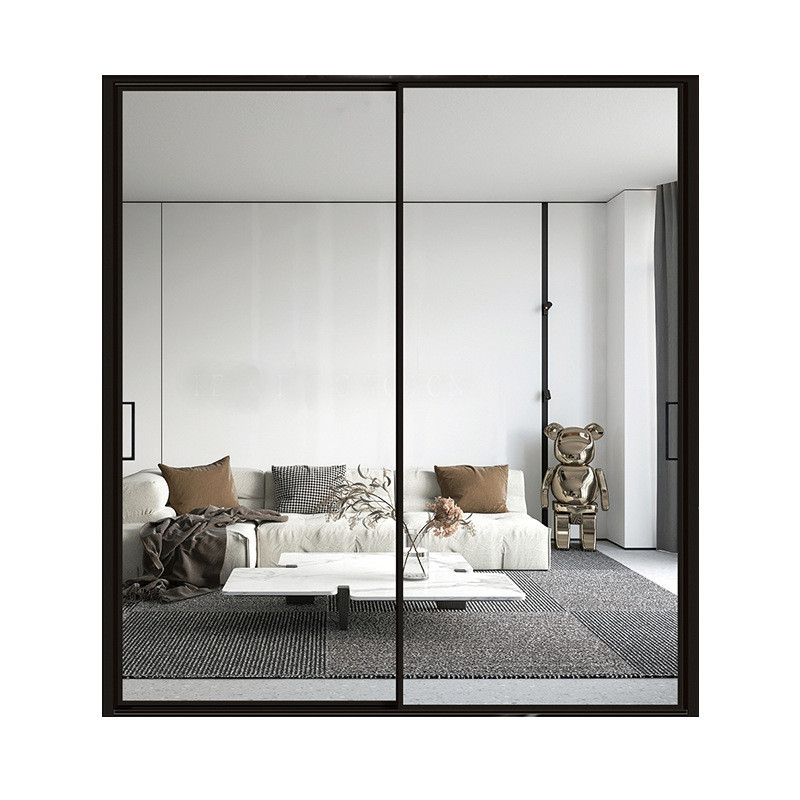 Productie van aluminium smalle raam schuifbare geharmerde glazen deuren met minimalistisch ontwerp