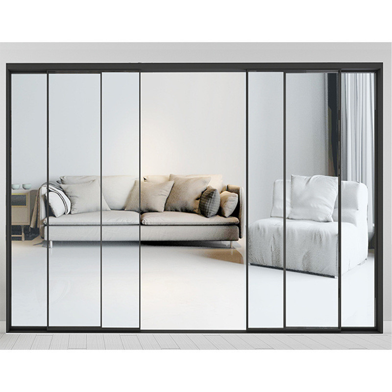 Productie van aluminium smalle raam schuifbare geharmerde glazen deuren met minimalistisch ontwerp